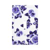 Purple Blue White Flower Single Toggle Light Switch Cover 1