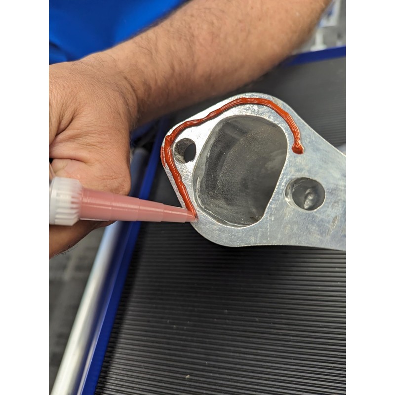 Permatex 81409 High-Temp Red RTV Silicone Gasket, 11 oz.