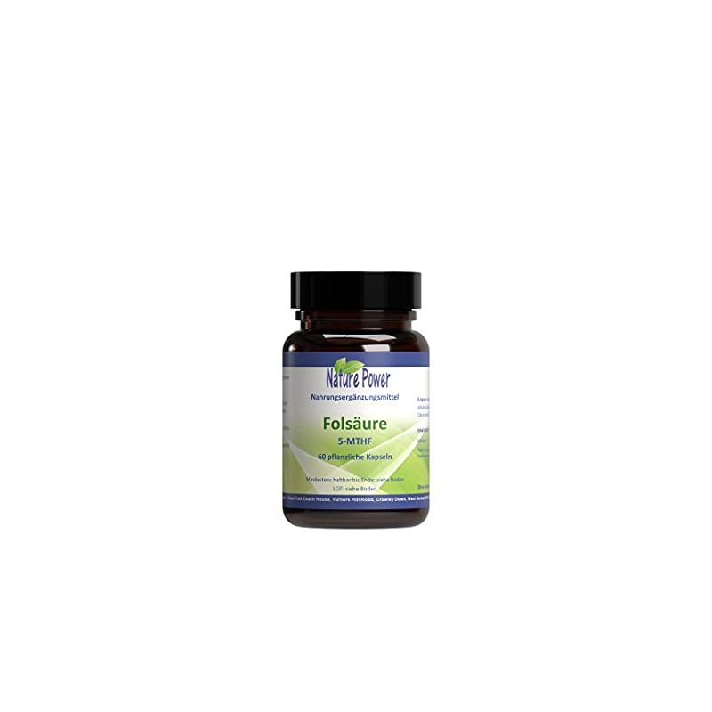 Folic Acid | 5-MTHF | 500 µg per capsule |