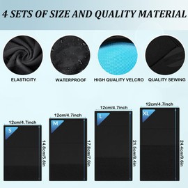 Ruikdly Bicycle Frame Protector, 4 Pieces, Frame Protection Bicycle Carrier, Transport Protection Bicycle, Carbon Frame Protector, for Bicycle, E Bike Accessories from Scratches