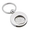 High Quality Keyring with Shopping Trolley Token, rose