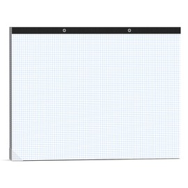 Large Engineering Graph Paper 22x17, 50 Sheets Extra Large Graph Paper 17 x 22 1/4 Grid Pad, 100 GSM Blueprint Drafting Paper 4x4 Grid Paper 22x17 with Sturdy Back for Engineer Math Sketching Drafts