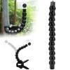 12 Sections Flexible Arm Mount,Monopod Gooseneck Jaws Flex Clamp Mount