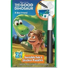 Lee Publications The Good Dinosaur A New Friend Invisible Ink & Sticker Puzzles