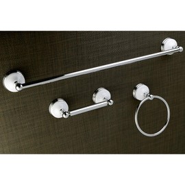 Kingston Brass BAK111148C Victorian Bathroom Hardware Set, 24 inch Length, Polished Chrome