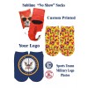 Sublime Athletic Custom Printed Sublime No Show Socks
