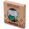 Puckator Animal Kingdom Set of 4 Cork Coasters - Wood