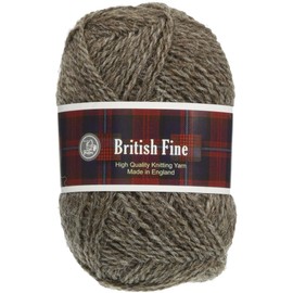 Puppy 10000149 British Fine Yarn, Medium Point, 24 Brown, 0.9 oz (25 g), Approx. 366.7 ft (116 m)