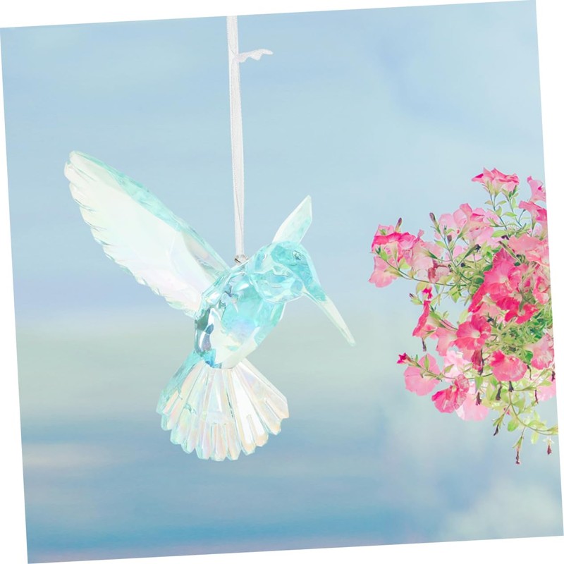 CIYODO Pack of 3 Hummingbird Figures for Hanging Made of