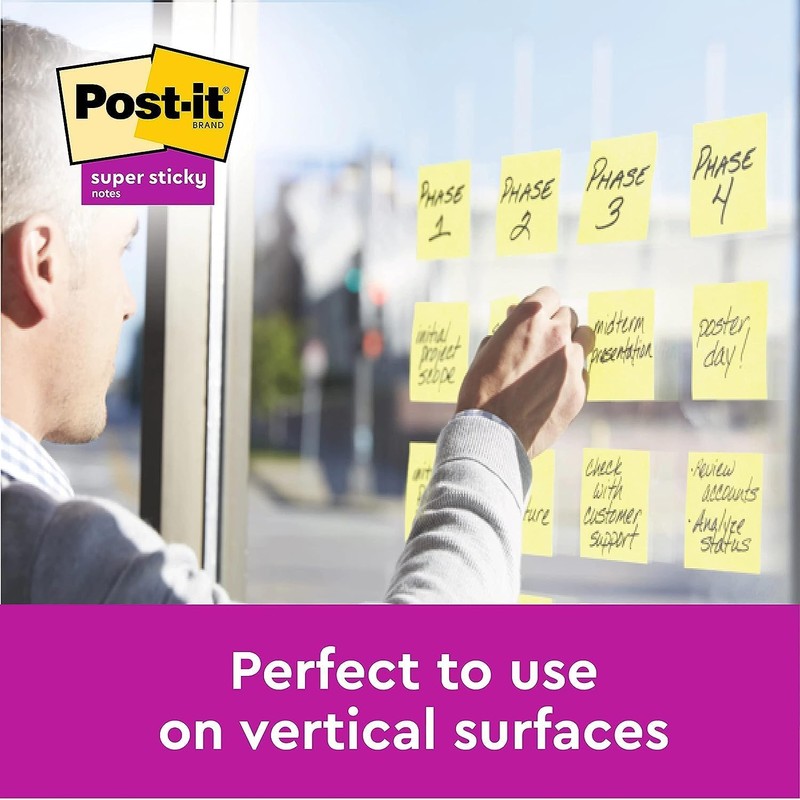 Canary Yellow Post-it Notes – 2000 Sheets, Versatile Self-Sticking Notes
