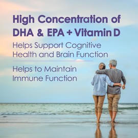 5X Ultimate Strength Omega-3 with Vitamin D (225 mL) – Liquid fish oil with EPA & DHA, made in Canada from wild-caught fish. Grape-flavored, high potency omega-3 supplement.