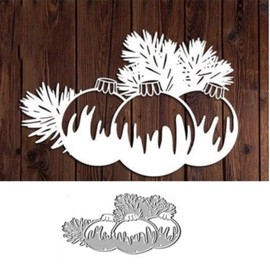 Christmas Balls Metal Die Cuts,Merry Christmas Tree Snowflake Cutting Dies Cut Stencils for DIY Scrapbooking Album Decorative Embossing Paper Dies for Card Making