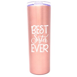 Best Sister Gifts - Sister Coffee Cup Tumbler - Great Travel Cup Gifts for Sisters from Sister, Brother for Christmas, Birthday