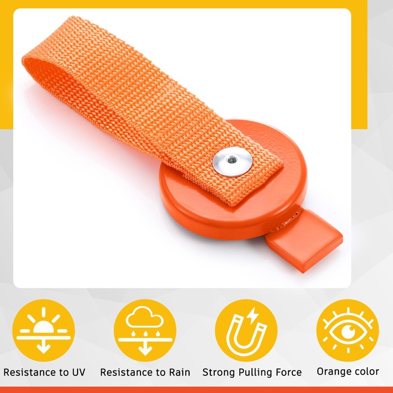Relaxweex 1 Pcs Surge Brake Lockout Key Magnetic Orange Boat