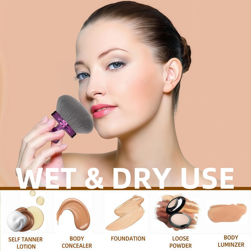 Extra Large Body Makeup Brush - Ultra Soft Self Tanner
