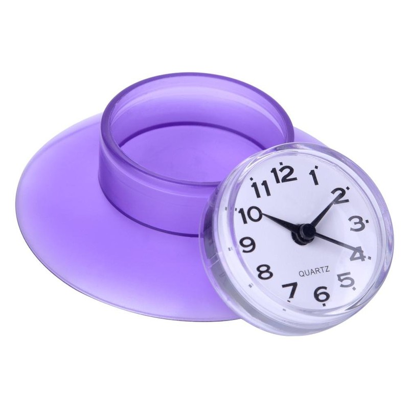 Samfox Wall Clock, Suction Wall Clock Waterproof Quartz Clocks for