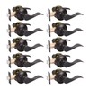 KNOBWELL 10 Pack Passage Door Handles Oil Rubbed Bronze Interior