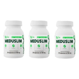 3 Pack Suplemento Meduslim 20 capsulas 3 Pack Sabor Sin Sabor