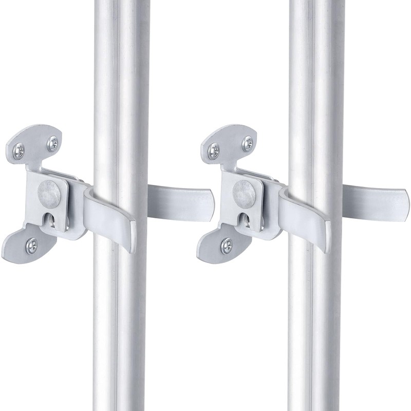 SIHAI 1-3/8" Chain Link Fence Gate Latch, Wall Mount (Flat