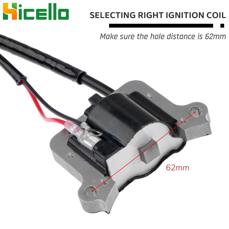 Hicello 43CC 52CC 40-5 Brush Cutter Ignition Coil 62mm for