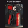 Adjustable Hand Grip Strength Trainer with Ergonomic Design Carbon Steel