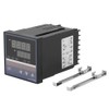Digital Thermostat, 220V Digital Temperature Controller Digital PID 0-400 REX-C700