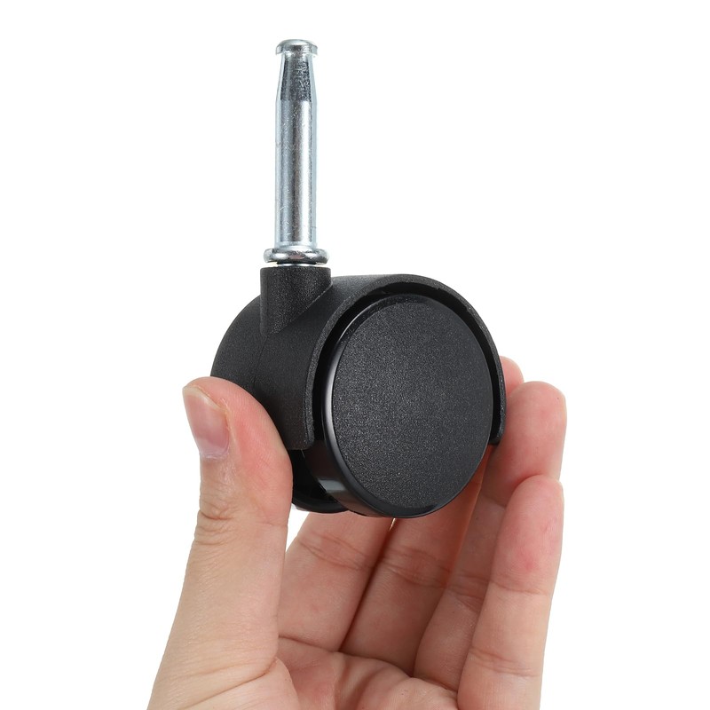 PATIKIL 1.5 Inch Swivel Stem Casters,10 Pack Nylon 360 Degree
