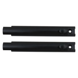 WDONAY Slide Latch, 2 Pcs Solid Brushed Brass Thickened Slide Lock Surface Bolt, Concealed French Door Lock with Screws, Plating Doors Bolt Locks for Windows, Door (4", Black)