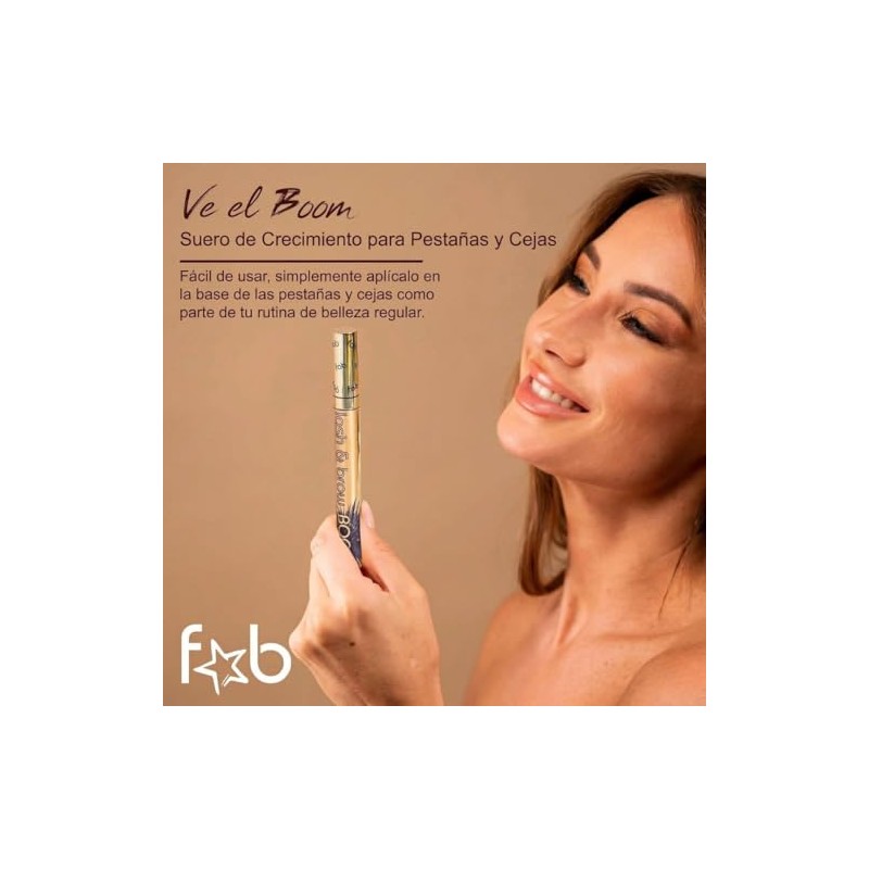 Sérum Crecimiento de Pestañas y Cejas Fab Lash & Brow