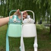Insulated Water Bottle 650ML 304 Stainless Steel Straw Bottle for