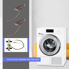 Micro Traders Carbon Brushes Copper-containing 5153702 4490382 6597490 5007 30x16x4mm Compatible with Miele Tumble Dryer Pack of 4