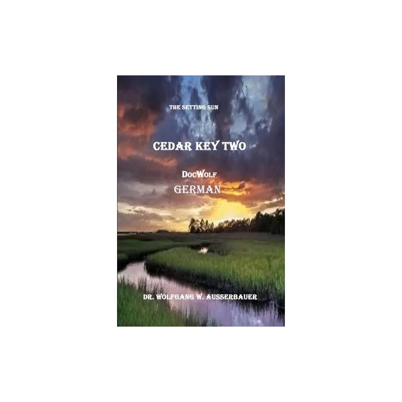 Cedar Key Two B&W: The Setting Sun