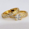 TWO RINGS His Hers Wedding Ring Sets Couples Rings Women's