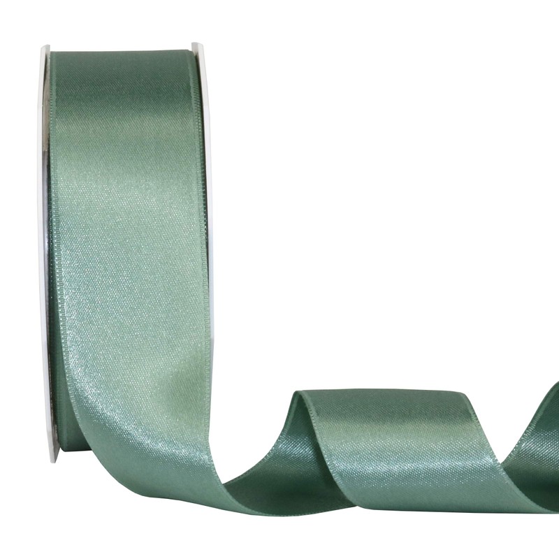 C.E. Pattberg Präsent Satin Ribbon, Old Green, 40 mm-25 m