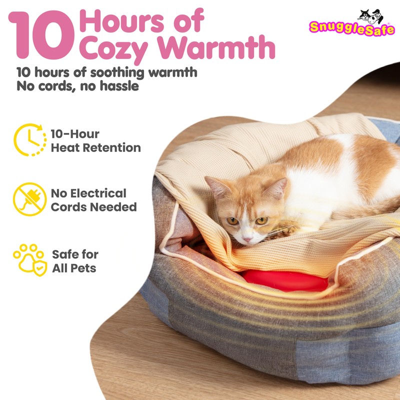 The 'Original' SnuggleSafe Microwave Heat Pad for Pets - Chew-Proof,