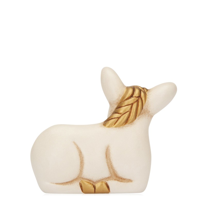THUN - Asinello Bianco - Statuine Presepe Classico - Ceramica