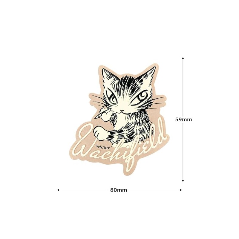 Deyan Cat Glow in the Dark Sticker Graffiti