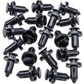 Rexka 20pcs 10mm Hole Front Rear Bumper Fender Liner Splash Shield Trim Retainer Clips Fasteners 91503-SZ5-003 for Honda Acura Fits Civic, CRV, ILX, MDX, Odyssey, Pilot, Ridgeline, RL, TL, ZDX