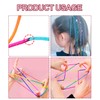XPEX 4 Pack Finger Twisted Strings, Flexible Strings for Kids,