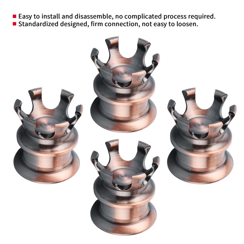 4pcs Engine Screw Cap Covers Crown Styling Fit for XL883/Big