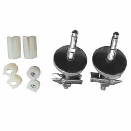 Ideal Standard - Multi Suites, Set di cerniere per sedile copriwater a chiusura rallentata serie Connect Air, EW00767, Neutro