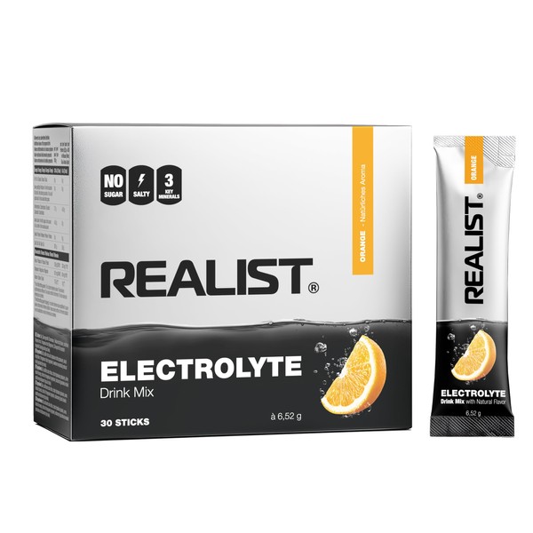 REALIST Electrolytes without Sugar - Electrolyte Powder with 1390 mg