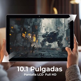 ONN 10.1" Tablet Pro, 32GB Storage, 3GB RAM, Android 10, 2GHz Octa-Core Processor, 1920 x 1200 Resolution, FHD Display (Renewed)