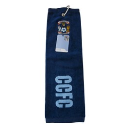 Coventry City Golf Tri-Fold Towel