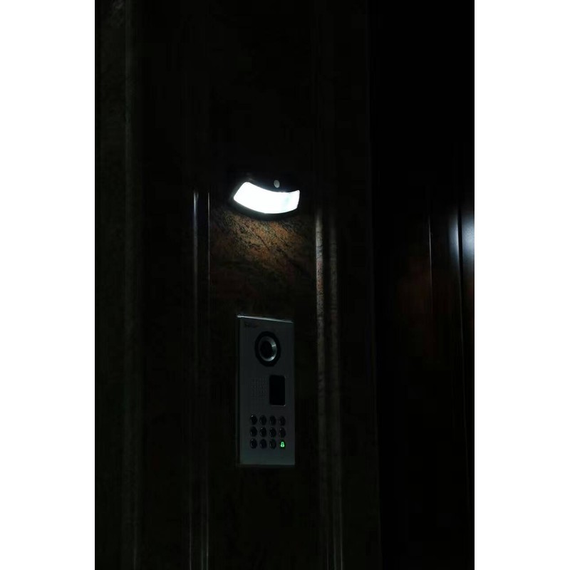 Solar Powered Step Lights (2-Pack) - Elegant Curved Modern Design