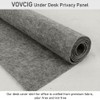 VOVCIG Under Desk Privacy Panel,59 x 19.7 inch Felt Board
