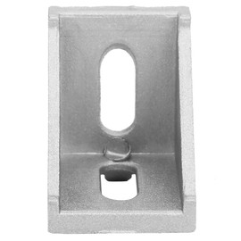 Soporte de Esquina de Perfil de Aluminio Tipo L, 20 Unidades, Ángulo Recto de 2 Orificios para Perfil 3030, 28 X 35