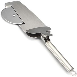 MIGECON 4 in 1 Pizza Cutter Wheel Stainless Steel Pizza Slicer Multifunctional Pizza Cutter, Cutter Wheel and Pizza Server for Pizza, Waffle, Pie, Pancake,Bread.