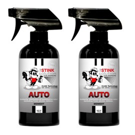 The Stink Solution AutoOdor Eliminating Spray Midnight Scent - 2 16 oz Bottles