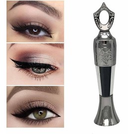Powder Eyeliner, 2g Natural Eyeliner in Powder Form for Women Girls - Intense Color, Long-Wearing, Smudge-Proof (Brown+Black)
